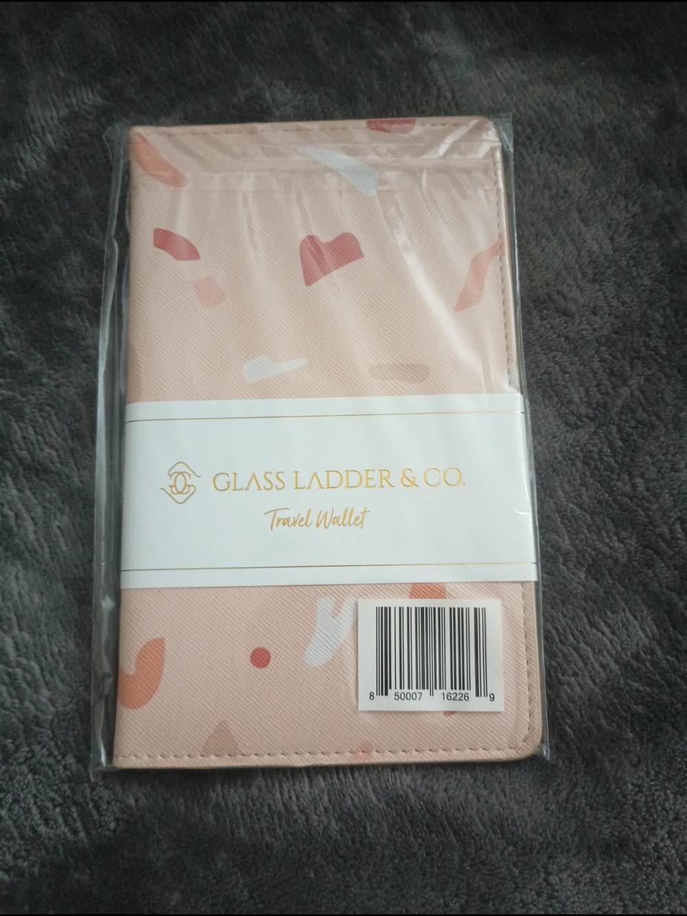 Glass Ladder & Co. Pink Travel Card Wallet